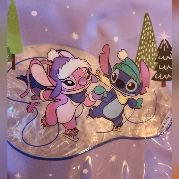 Stitch & Angel Winter PU Cosmetic Bag NWT - Picture 2 of 5